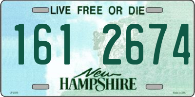 NH license plate 1612674