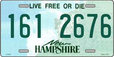 NH license plate 1612676