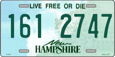 NH license plate 1612747