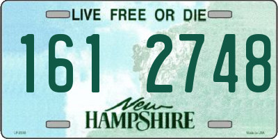 NH license plate 1612748
