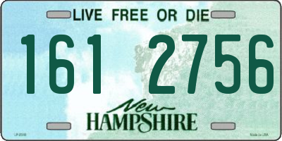 NH license plate 1612756