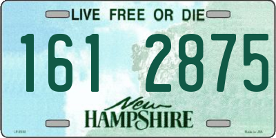 NH license plate 1612875