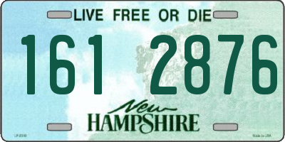 NH license plate 1612876
