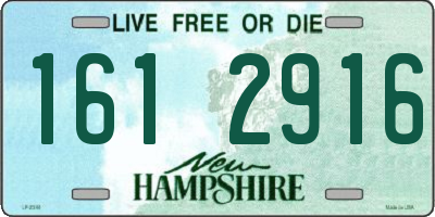 NH license plate 1612916