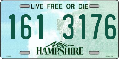 NH license plate 1613176