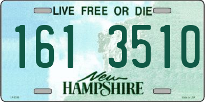 NH license plate 1613510