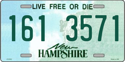 NH license plate 1613571
