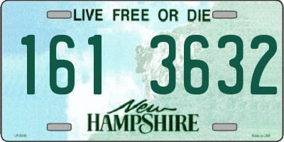 NH license plate 1613632