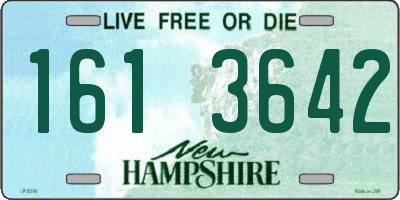 NH license plate 1613642