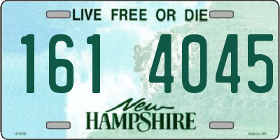 NH license plate 1614045