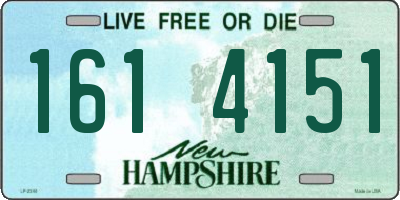 NH license plate 1614151