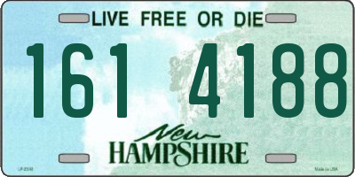 NH license plate 1614188