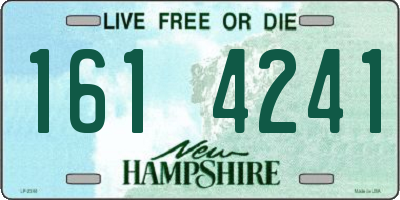 NH license plate 1614241