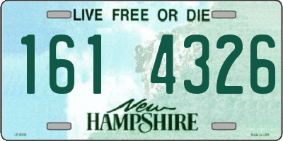 NH license plate 1614326