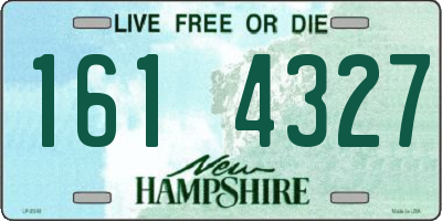 NH license plate 1614327