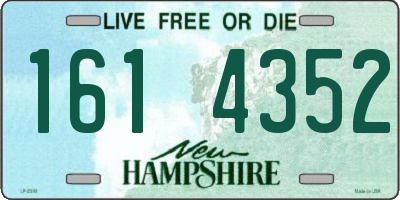 NH license plate 1614352