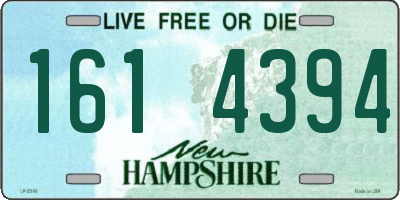 NH license plate 1614394