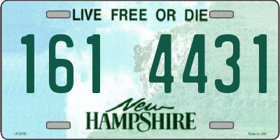 NH license plate 1614431