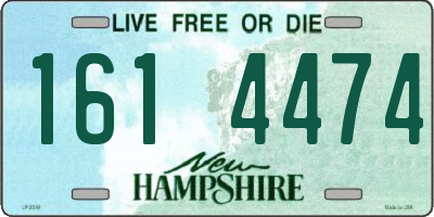NH license plate 1614474