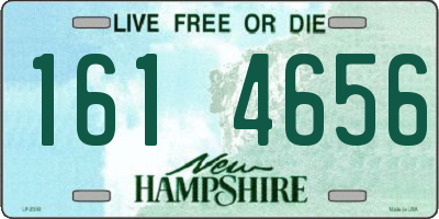 NH license plate 1614656
