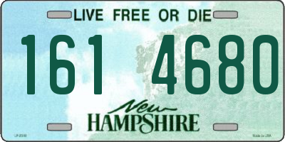 NH license plate 1614680