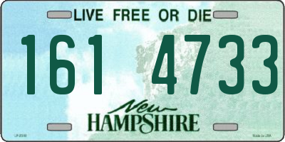 NH license plate 1614733