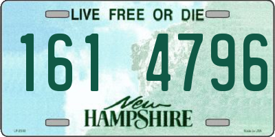 NH license plate 1614796