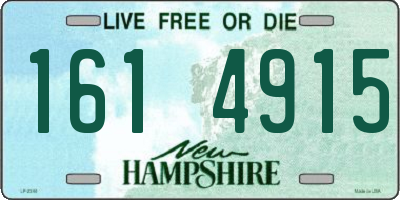 NH license plate 1614915