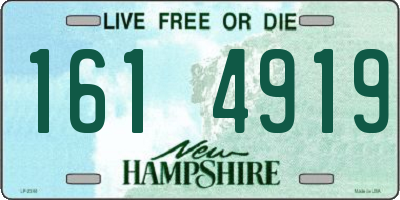 NH license plate 1614919