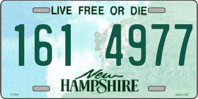NH license plate 1614977