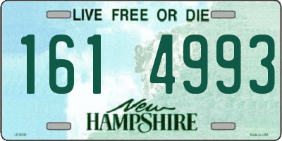 NH license plate 1614993