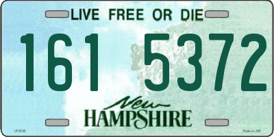 NH license plate 1615372