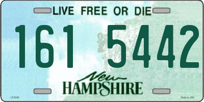 NH license plate 1615442