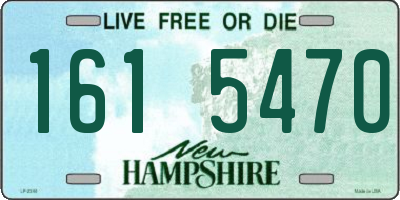 NH license plate 1615470