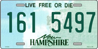 NH license plate 1615497
