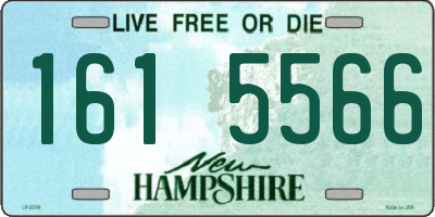 NH license plate 1615566