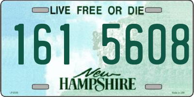 NH license plate 1615608