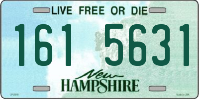 NH license plate 1615631