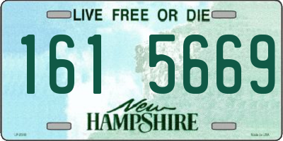 NH license plate 1615669