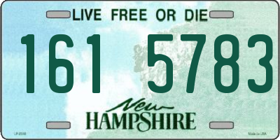 NH license plate 1615783