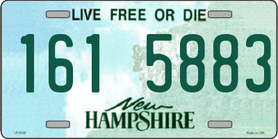 NH license plate 1615883