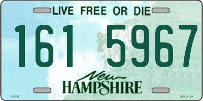 NH license plate 1615967