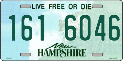 NH license plate 1616046