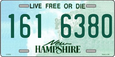 NH license plate 1616380