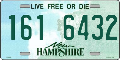 NH license plate 1616432