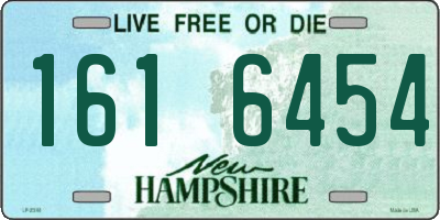 NH license plate 1616454