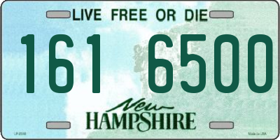 NH license plate 1616500