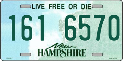 NH license plate 1616570