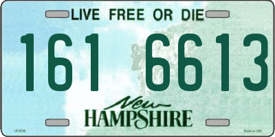 NH license plate 1616613