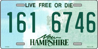 NH license plate 1616746